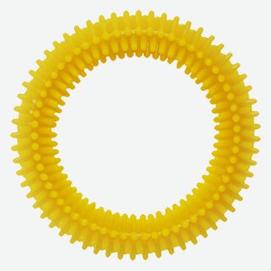 Tappi игрушка для собак  Сириус , кольцо с шипами, желтое (Ø 61мм)