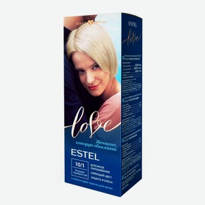 Крем-краска Estel Love для волос 10-1 блондин серебристый, 100мл Россия