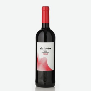 Вино Delecto Roble Toro красное полусухое, 0.75л Испания