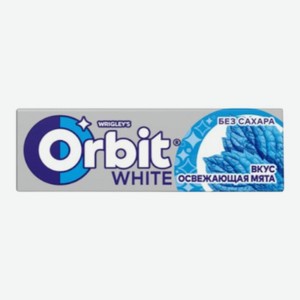Жевательная резинка Orbit White Освежающая мята без сахара 13,6 г