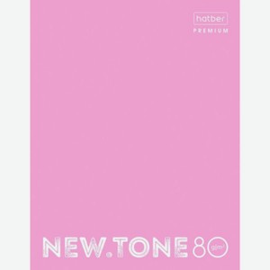 Тетрадь общая Hatber Premium Newtone Pastel Пион в клетку на 4 кольцах А5 80 листов