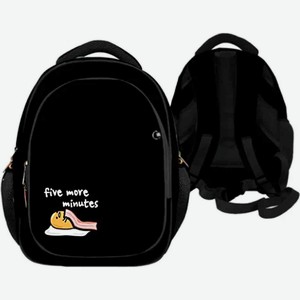 Рюкзак школьный облегчённый Centrum Gudetama цвет: чёрный/жёлтый, 40×32×16 см