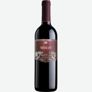 Вино Almadi Merlot Veneto красное полусухое 12% 0.75л Италия Венето