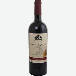 Вино Дуруджи Вели Саперави красное сухое 12.5% 0.75л Грузия