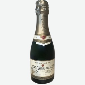 Шампанское Gobillard Brut Tradition 12,5% белое сухое 0,375л Франция