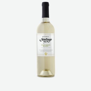 Вино Сантьяго 1541 Резерва Совиньон Блан белое сухое 12% 0.75л Чили Центральная Долина