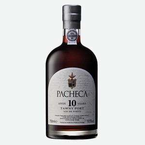 Вино Pacheca 10 Years Tawny Port красное сладкое 19,5% 0.75л Португалия Порто