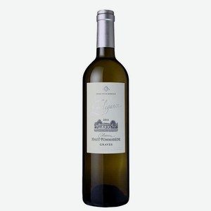 Вино Chateau Haut Pommarede AOC Graves 12.5% белое сухое 0.75л Франция Грав