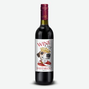 Вино красное сухое Бастардо Wine Day 12% 0,75л Россия Крым