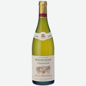 Вино Bourgogne Chardonnay P. Ponnelle белое сухое 12,5% 0.75л Франция Бургундия