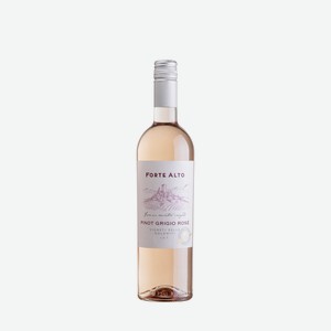 Вино Forte Alto Pinot Grigio IGT розовое полусухое 12% 0.75л Италия Доломити