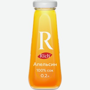 Сок Rich Апельсиновый 0.2л