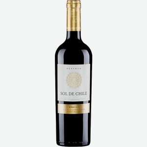 Вино Сол де Чили Сира Резерв красное сухое 13.5% 0.75л Чили Вилла Алегре