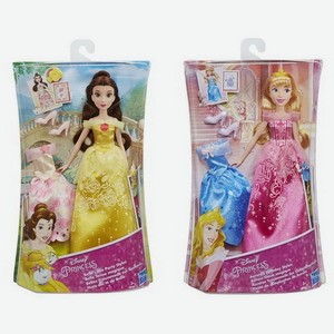 Кукла Hasbro Disney  Принцесса с двумя нарядами  (28 см, одежда, аксесс., в ассорт.) арт.E0073EU4