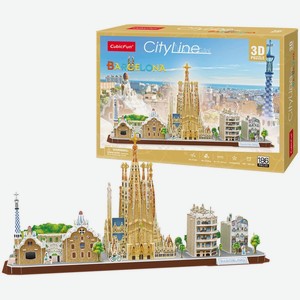 Пазлы 3D Барселона CityLine, 186 деталей арт.MC256h