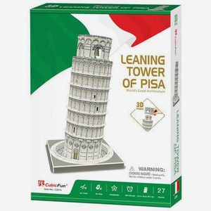 Пазлы 3D Пизанская башня, 27 деталей арт.C241h