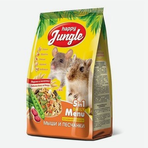 Корм для мышей и песчанок Happy Jungle 400 г