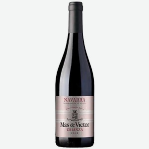 Вино Mas de Victor Steak&Wine Crianza DOC красное сухое 13,5% 0.75л Испания Риоха