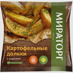 Картофельные дольки с укропом Мираторг, 0,4 кг
