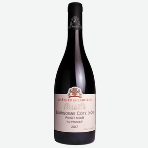 Вино Chateau De Laborde d Or Au Prunier красное сухое 13% 0.75л Франция Бургундия