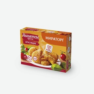 Наггетсы куриные хрустящие 0,3 кг Мираторг