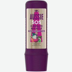 Средство для волос Aussie SOS 3 Minute Miracle Интенсивный уход 225мл