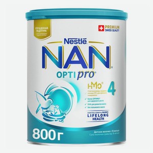 Детская смесь NAN 4 Optipro молочная с 18 месяцев 800 г