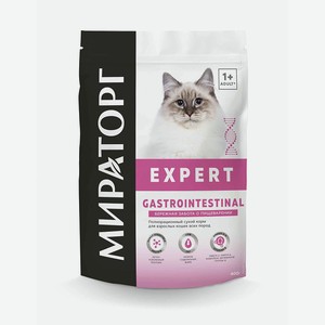 Полнорационный сухой корм Winner Expert Gastrointestinal для взрослых кошек всех пород Мираторг 0,4 кг