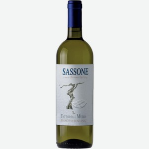 Вино Fattoria il Muro Sassone Bianco белое сухое 12% 0.75л Италия Тоскана