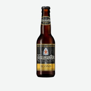 Пиво Blond Monastere нефильтрованное светлое 6.5% 0.33л ст/б Франция