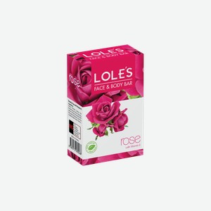 Мыло LOLE S Роза с витамином Е 100гр