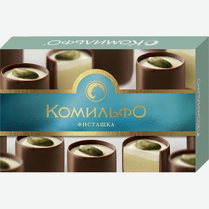 Конфеты Комильфо Фисташка шоколадные с двухслойной начинкой 116 г