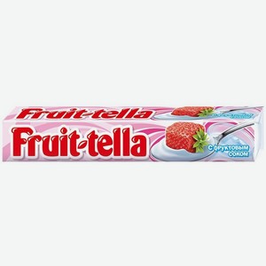 Конфета жевательная Fruittella Клубничная с йогуртом, 41г Россия
