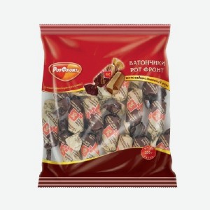 Конфеты Батончики РотФронт шоколадно-сливочные 250г