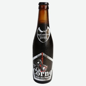 Пиво La Corne Black темное фильтрованное 8,0%, 330 мл