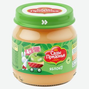 Пюре «Сады Придонья» яблоко с 4 мес., 80 г