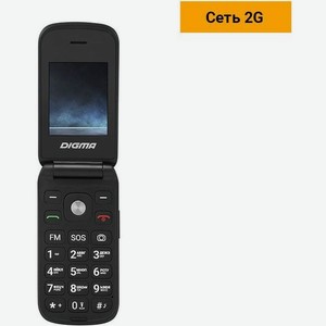 Сотовый телефон Digma VOX FS240, черный