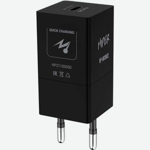 Сетевое зарядное устройство HIPER HP-WC002, USB-C, 25Вт, 3A, черный