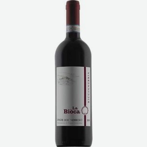 Вино Riccinnebbia Langhe Nebbiolo DOC красное сухое 14,5% 0.75л Италия Пьемонт