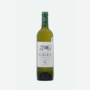 Вино Chateau Calet Blaye-Cotes de Bordeaux 13,5% белое сухое 0.75л Франция Бордо
