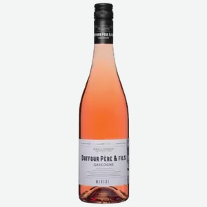 Вино Duffour Pere & fils Gascogne Merlot розовое полусухое 0,75 л