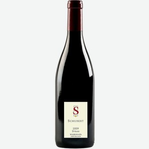 Вино Schubert Syrah Wairarapa 0,75l