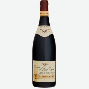Вино Vidal-Fleury Cotes du Rhone Villages Domaine de la Vieille Fontaine AOC 0,75l