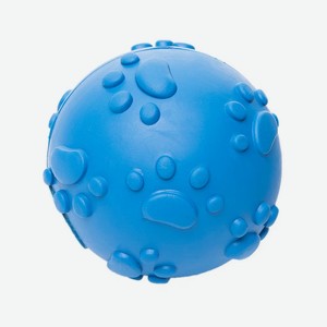 Игрушка для собак резиновая DUVO+  Мяч с лапками , синяя, 7см (Бельгия)