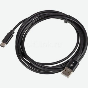 Кабель USB Type-C (m) - USB (m), 2м, 2.4A, черный