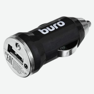 Автомобильное зарядное устройство Buro XCJ-044-1A, USB, 5Вт, 1A, черный