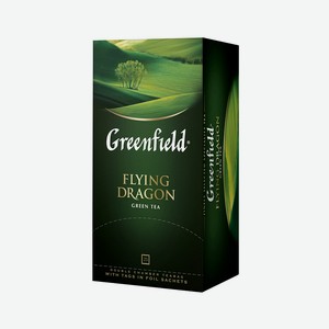 Чай зеленый Флаинг Драгон 25 пакетиков Greenfield, 0,05 кг