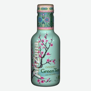 Холодный чай AriZona зеленый с ароматом женьшеня и меда 500 мл