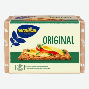 Хлебцы ржаные Wasa Original цельнозерновые 275 г