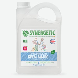 Жидкое мыло Synergetic Кокосовое молочко, 3.5 л
